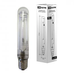 Изображение продукта Лампа натриевая высокого давления TDM Electric E27 70W 2100K прозрачная SQ0325-0001 